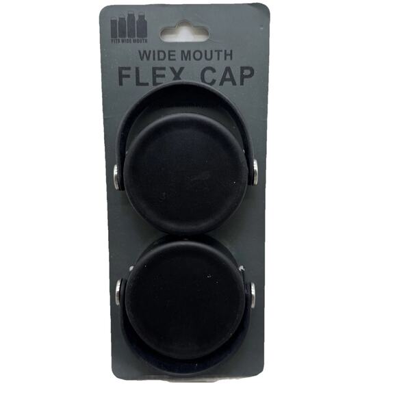 (2) Wide Mouth Flex Caps For Hydro Flask {GG} - Picture 1 of 8